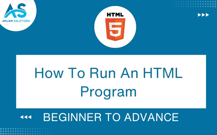 How To run an HTML Program