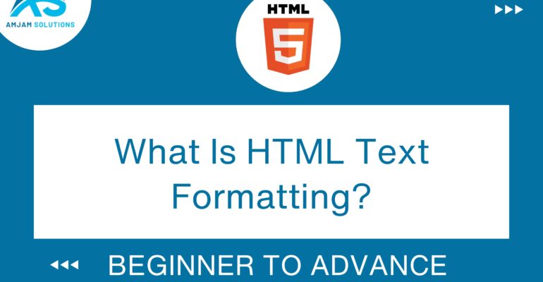 HTML Text Formatting