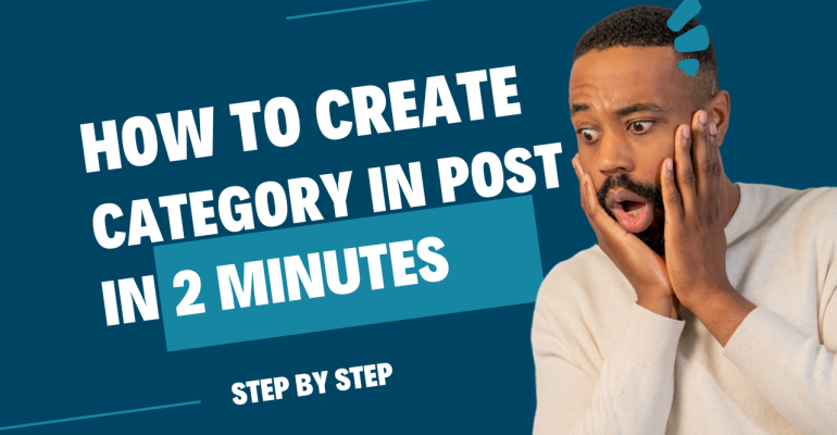 How to Create Category in post