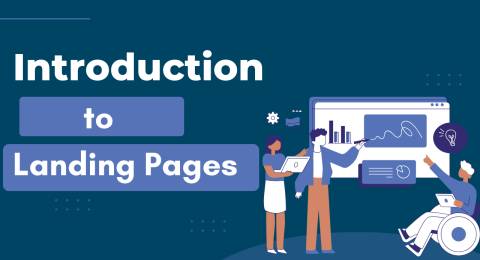 Landing page design