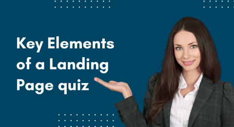 Quiz landing page template