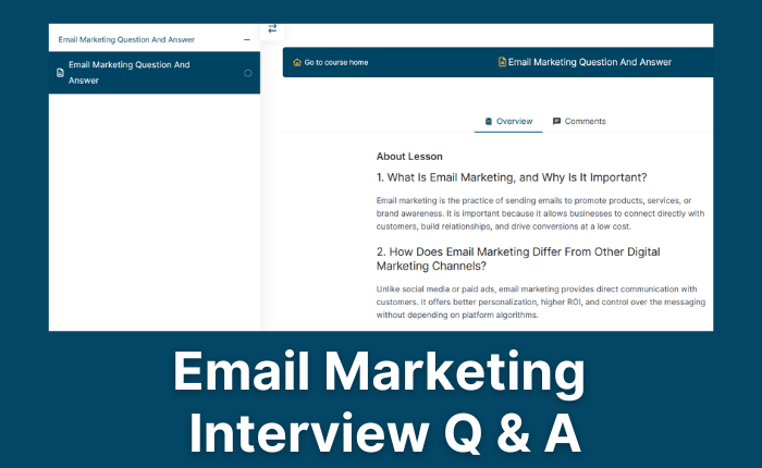 Email Marketing Question and Answer