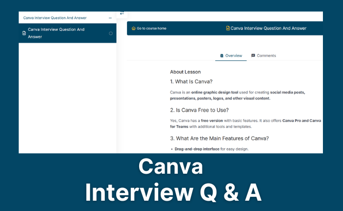 Canva Interview Question and Answer