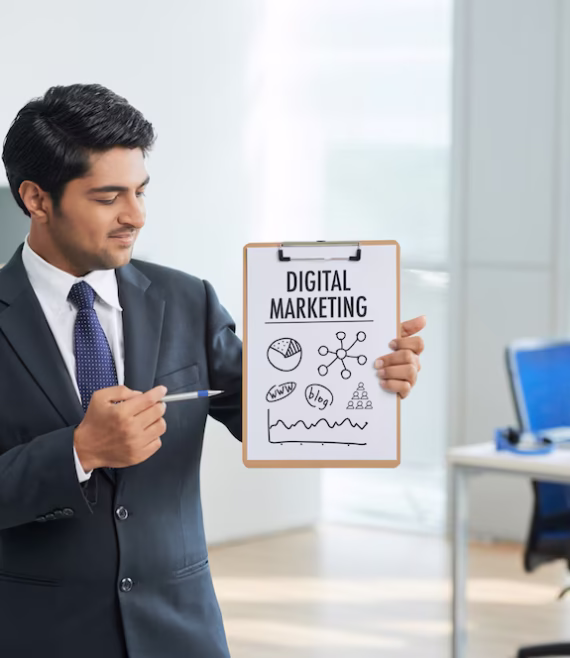 man-suit-standing-office-with-clipboard-pointing-poster-with-words_1098-17121