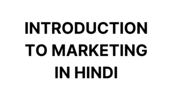 Introduction to Marketing in Hindi
